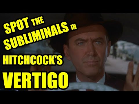 Spot the movie subliminals - Hitchcock's VERTIGO movie / filmn analysis Rob Ager Collative Learning