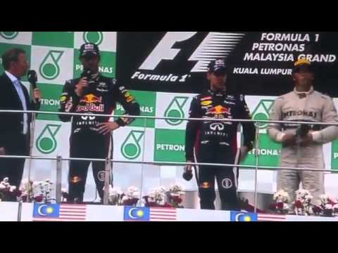 Formel 1 Malaysia 2013 Podium