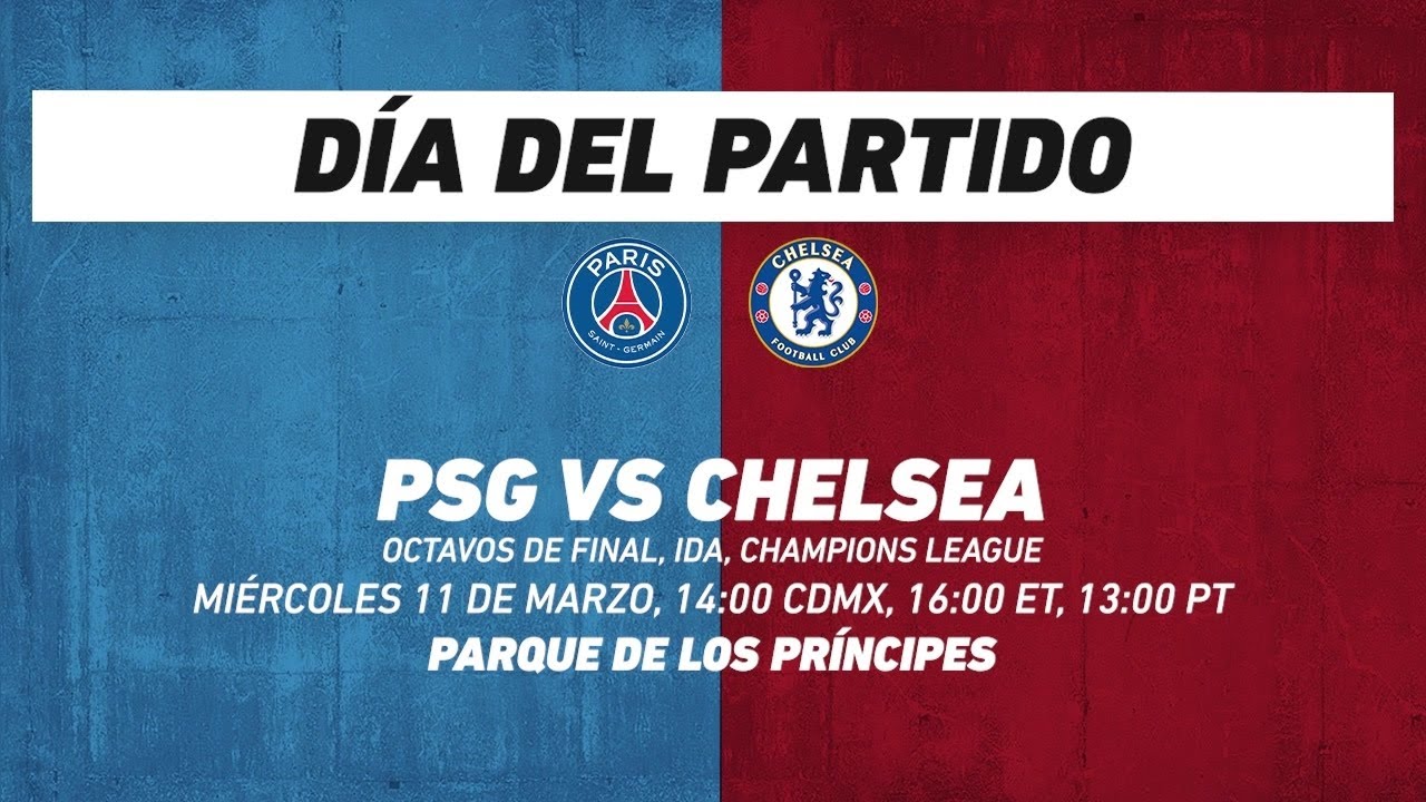 PSG vs Chelsea, frente a frente: Champions League