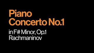Cover art for Piano Concerto No 1 in F# Minor Op 1