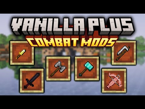 Top 5 Minecraft Vanilla Plus Combat & Weapon Mods