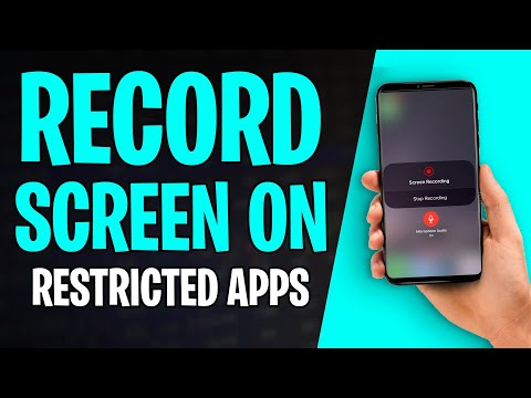 How to Screen Record on Restricted Apps (2026) | Fix Black Screen Problem