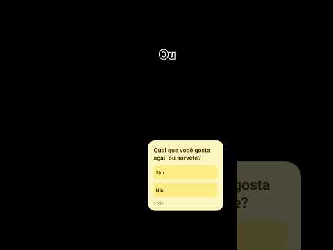 Você gosta mais de açaí ou sorvete