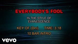 Evanescence - Everybody&#39;s Fool (Karaoke)