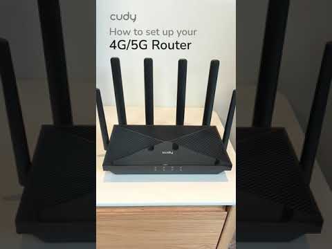 Set up your Cudy 4G/5G Wi-Fi router | LT, P Series