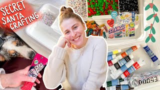 Crafting for SECRET SANTA!! + chatting with yall for a Q&A | vlogmas day 20