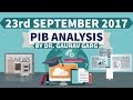 23rd September 2017 PIB Press Information Bureau पत्र सूचना कार्याल�