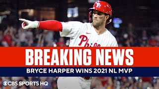 BREAKING: Bryce Harper Wins NL MVP | CBS Sports HQ
