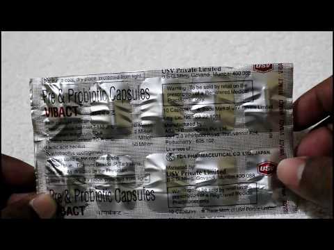 Vibact capsule review uses, side effects/ pre - probiotic be...