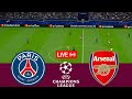 LIVE PSG Vs Arsenal UEFA Champions League 24 25 Full Match VideoGame Simulation