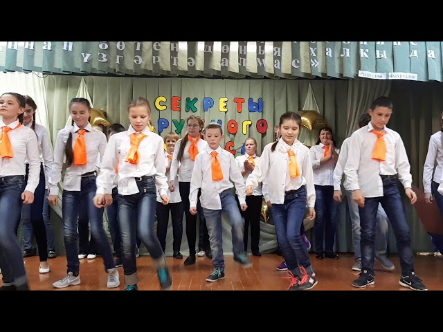 “Дус сыйныф серләре” бәйгесенең муниципаль этабы. Тәтештәге 1нче урта мәктәп чыгышы