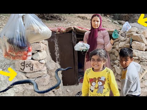 The hazardous snake attack on Mahnaz and his children