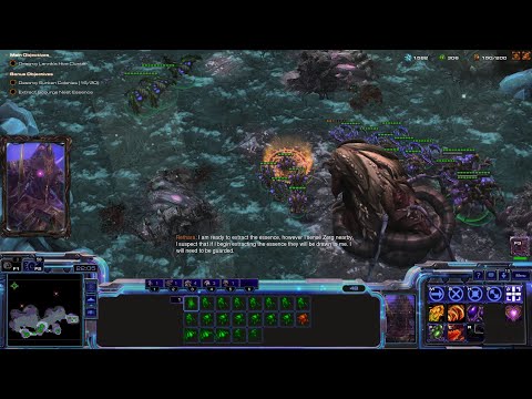 StarCraft 2 The Swarms Control Campaign Mission 8 - Cold Fury