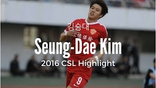 [HD] Kim Seung-Dae 김승대 🇰🇷 ST /9/ Yanbian Funde ■Korean Jamie Vardy■ Highlight 2016 HD