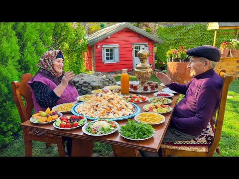 Grandma’s Life: Cooking Uzbek Pilaf and Traditional Dishes for the Family!