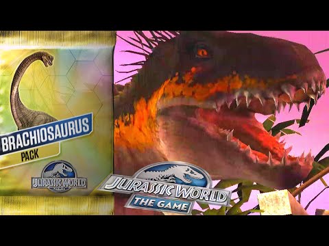 BRACHIOSAURUS PACK UNLOCK BRACHIOSAURUS - MICRO S-DNA INDORAPTOR  | JURASSIC WORLD THE GAME