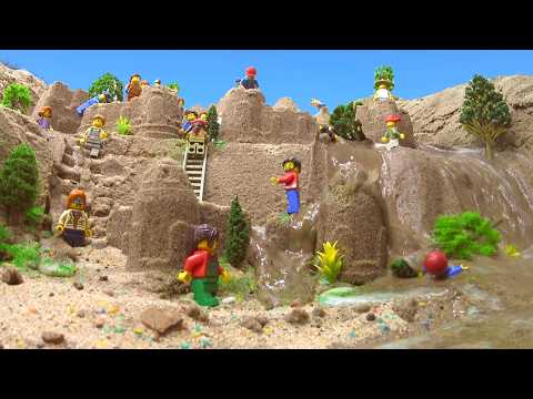 SAND CASTLE FLOOD ANNIHILATION - LEGO DAM BREACH