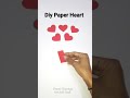 How To Make Perfect Heart Shape With Paper Paper Heart Cutting How To Make Paper Heart Shorts
