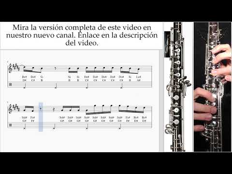 Como Tocar Oboe Shakira - Acróstico Tablatura um-a-n927 vistas previas
