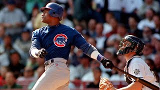 Sammy Sosa belts his 64th and 65th homers of 1998