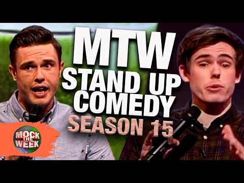Every STAND UP Round of Season 15! Hilarious Stand Up Comedy! Mock The Week