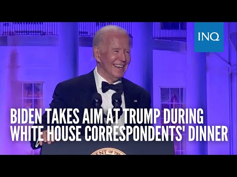 Biden takes aim at Trump during White House Correspondents' dinner
