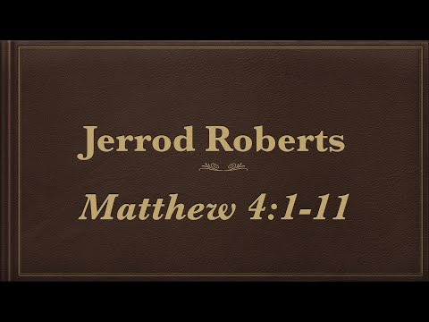 11-27-22 Sunday Morning Service From Matthew 4:1-11