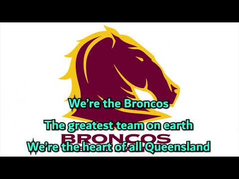 Brisbane Broncos Theme Song (2024 remake with current 2015 Song) (Lyrics) NRL Sing-A-Long