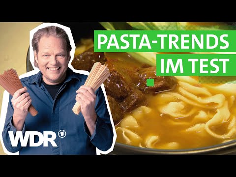 Björn Freitag testet moderne Nudelgerichte: Udon und Baked-Feta-Pasta | Der Vorkoster | WDR