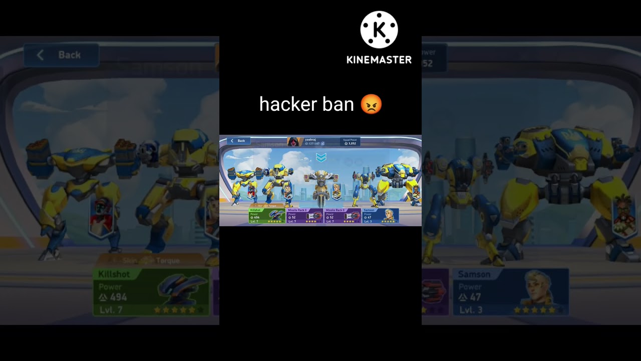 (mech arena shadow) hacker ban using cheats 😡
