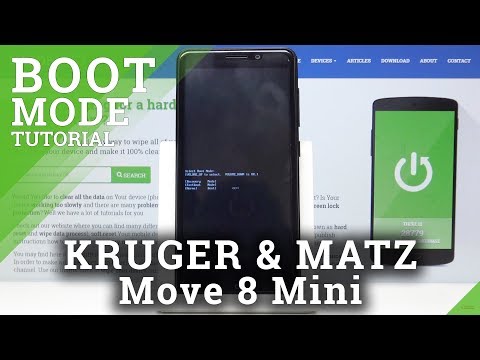 How to Enter Boot Mode on KRUGER & MATZ Move 8 Mini - Choose Modes