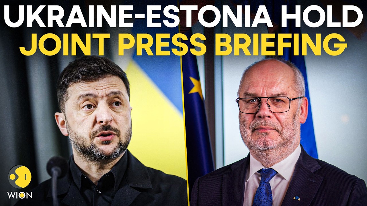 LIVE: Ukrainian President Zelensky Holds Joint Newser With Estonian Counterpart Alar Karis | WION