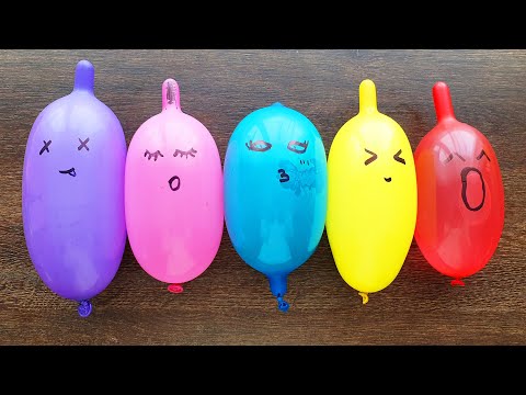Slime Pufos cu Baloane Amuzante - Making Slime with Funny Balloons