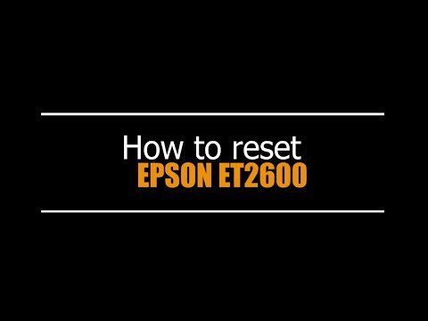 Tutorial Reset Epson ET-2600 — como fazer o reset passo a passo
