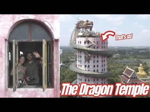 The Dragon Temple (Wat Sam Phran) - Coolest Temple in Bangkok Thailand Travel Vlog 2022