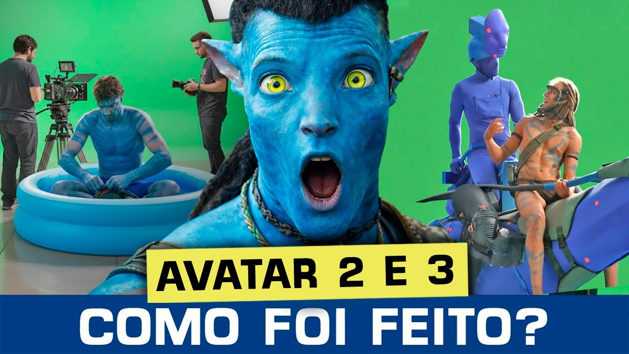 O SEGREDO dos EFEITOS de AVATAR 2 (bastidores, como foi feito)