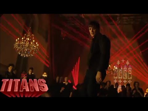 Titans 4x03 - Dick's club fight scene | Titans S04 EP03