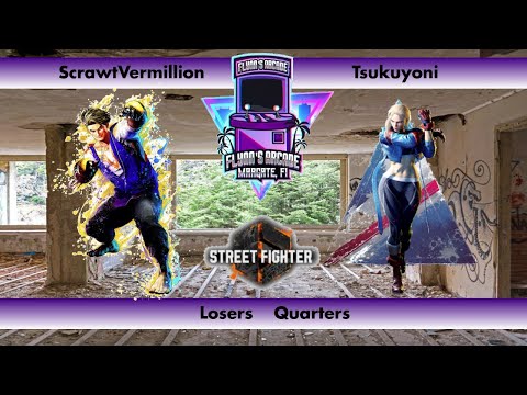 Flynn's Arcade 090 Street Fighter 6 Losers Quarters - ScrawtVermillion (Luke) VS Tsukuyoni (Cammy)