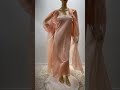 Vintage Long Nightgown Sheer Chiffon Robe Set Large Lingerie