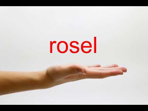 How to Pronounce rosel - American English