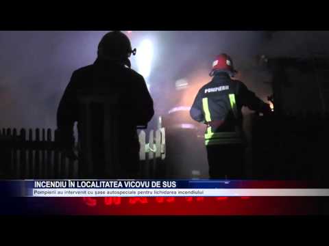 Incendiu în localitatea Vicovu de Sus