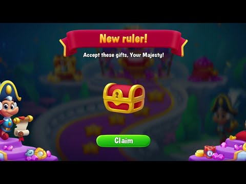 @Fishdom Get the Royal Throne Level 1 - 5 Finished 👑