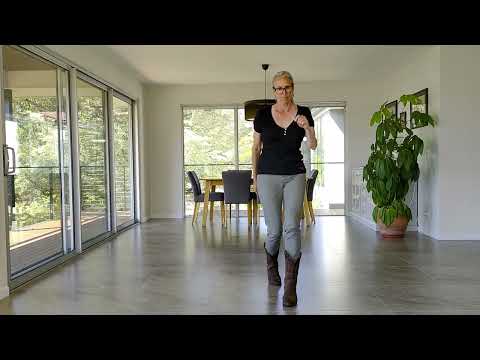 Giddy Up! Line Dancing Tutorial and Demo Video