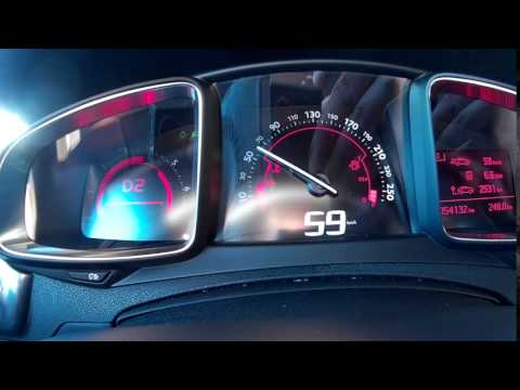 Citroen DS5 HDi 163 Chic 0-100 km/h vm. 2012