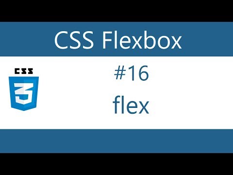 Flexbox Tutorial 16 Flex