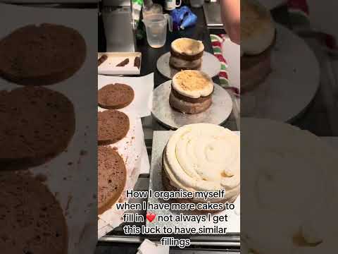 3 cakes in one go ❤️ cum umplu 3 torturi deodată