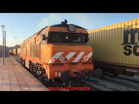 Medway com Siemens 4719 e Alsthom 1905 no Louriçal, 21/2/2022