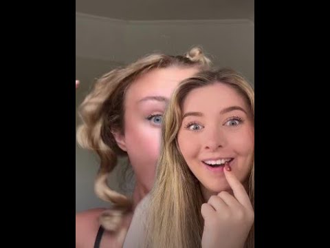 Paula: Try it! Curls with a bun 😢😂