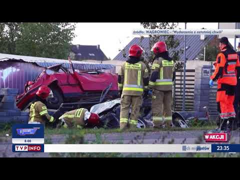 TVP INFO - Śmiertelny wypadek w Długiej Wsi