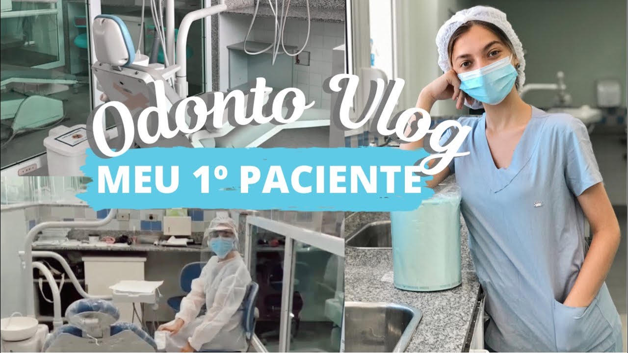ODONTO VLOG ⭐️ MEU 1º PACIENTE 💉🧡